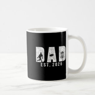 Papa wird 2026 Disc Golf Papa werden neuer Babypap Kaffeetasse