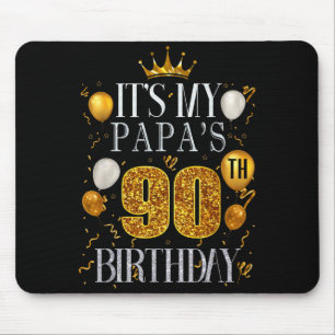 Papa wird 90. Herzlichen Glückwunsch zum 90. Gebur Mousepad