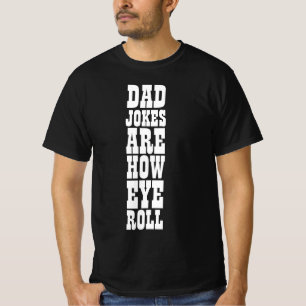 PAPA-WITZE SIND WIE MAN WEIßE TYPOGRAPHIE VERDREHT T-Shirt