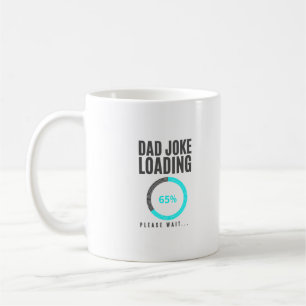 Papa-Witze werden geladen Lustige Vatertags-Papa-W Kaffeetasse