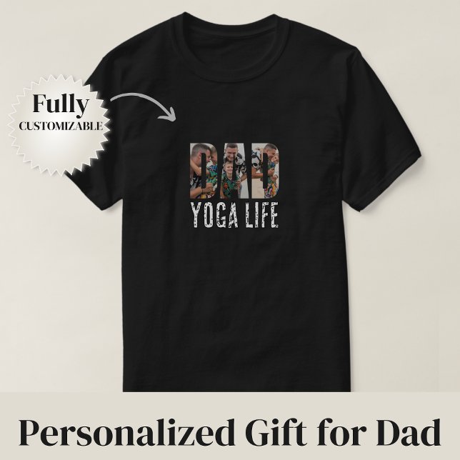 Papa Yoga Leben T-Shirt (Dad Yoga Life T-Shirt)