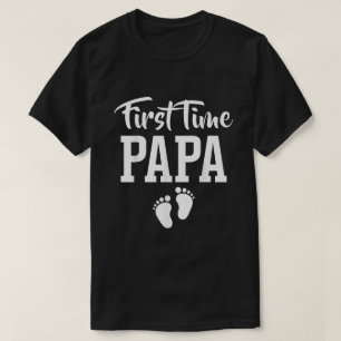 Papa zum ersten Mal nach Papa befördert T-Shirt