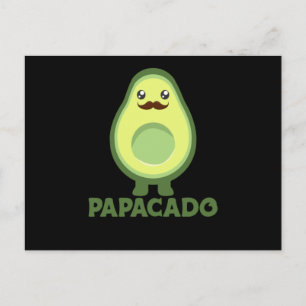 Papacado Avocado Couple Avocados Healthy Postkarte