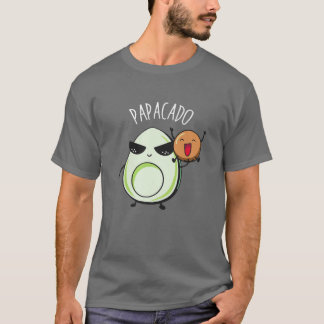 Papacado Avocado Pajamas Männer Vater Ankündigung  T-Shirt