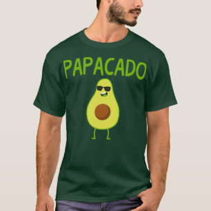 Papacado Funny Avocado Vater Fathers Day Geschenk  T-Shirt