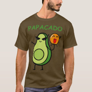 Papacado Funny Pater Vater Husband Avocado Lover C T-Shirt