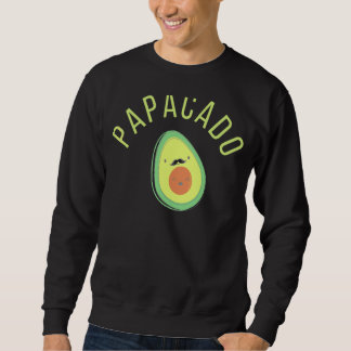Papacado und Avocado Vater mit Kind Sweatshirt