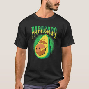 Papacado Veganer Vater Vatertag Frucht Avocado Vat T-Shirt