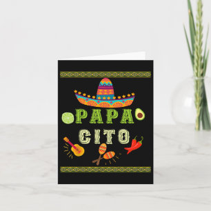 Papacito Family Cinco De Mayo T-Shirt Mexikanische Karte