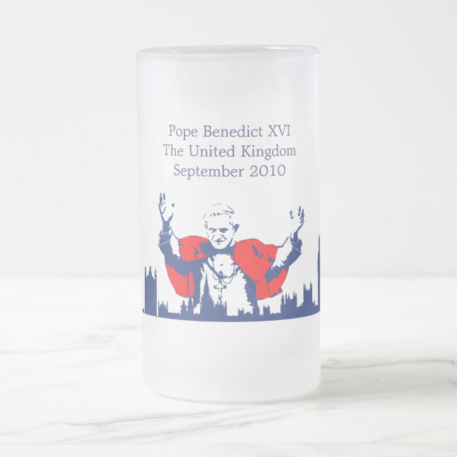 Papaen Sagrada Família Mattglas Bierglas (Mittel)