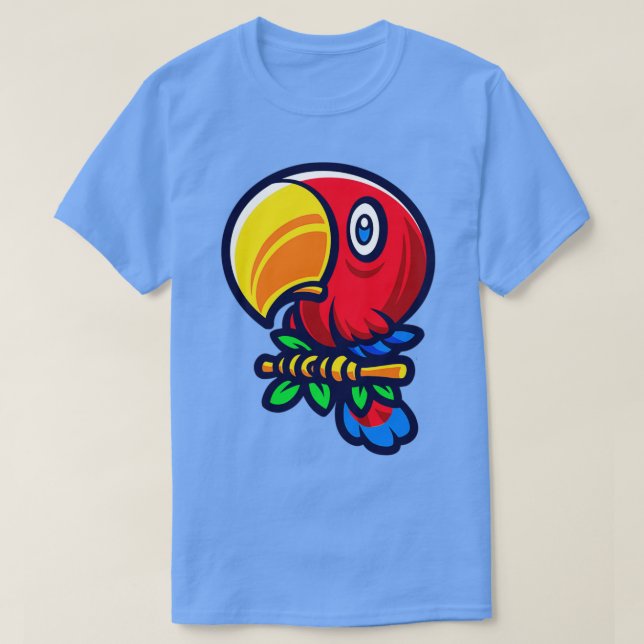 Papagei 42 3 T-Shirt (Design vorne)
