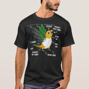 Papagei Anatomie I Weißbauchkaike T-Shirt