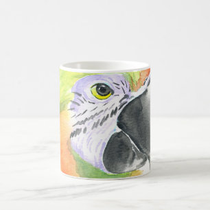 Papagei Aquarell Kaffeetasse