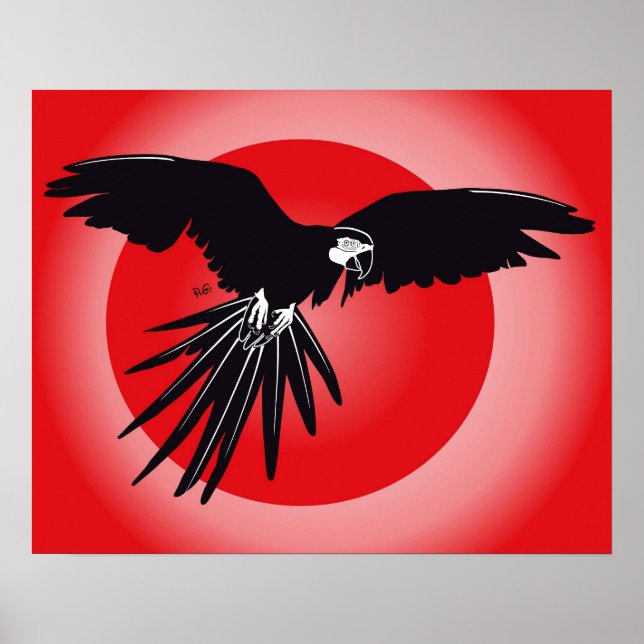 Papagei-Arena-Poster Poster (Vorne)