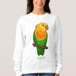Papagei aus niedlichem Cartoon Sweatshirt