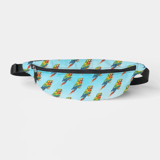 Papagei Bauchtasche (Vorderseite)