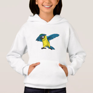 Papagei beim Hip Hop Dance Dab Hoodie