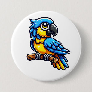 Papagei Button