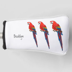 Papagei-Cartoon Golf Headcover