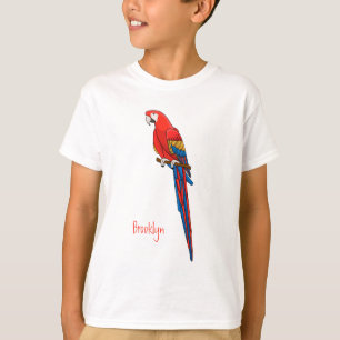 Papagei-Cartoon T-Shirt