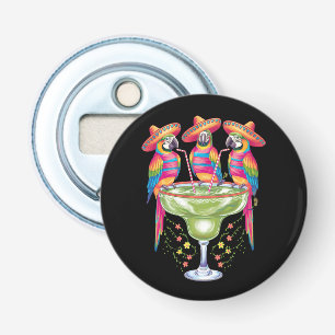 Papagei Cinco De Mayo Lustiger Trinkender Mexikani Flaschenöffner