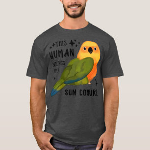 Papagei dieser Mensch gehört zu einem Sun Conure B T-Shirt