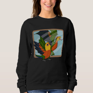 Papagei & Drache Reflexion I Jenday Conure  1 Sweatshirt