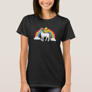 Papagei Einhorn Regenbogen I Gelber indischer Ring T-Shirt