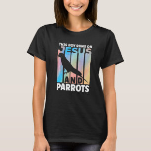 Papagei für Papageienliebhaber für Jungen P T-Shirt