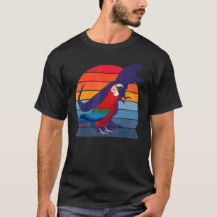 Papagei I Tyrannosaurus Rex I schreien grüne Winge T-Shirt