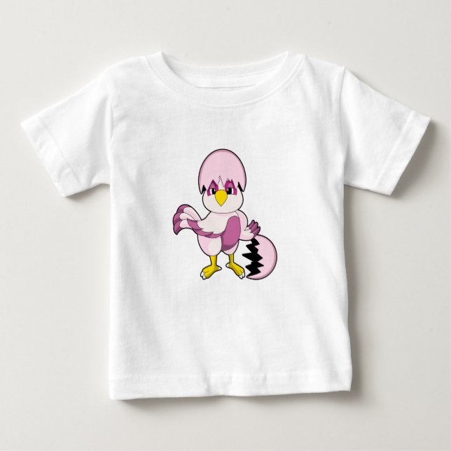 Papagei in Ei mit Eggshell.PNG Baby T-shirt (Vorderseite)