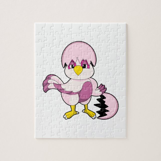 Papagei in Ei mit Eggshell.PNG Puzzle (Vertikal)