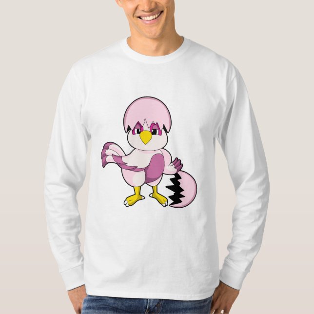 Papagei in Ei mit Eggshell.PNG T-Shirt (Vorderseite)