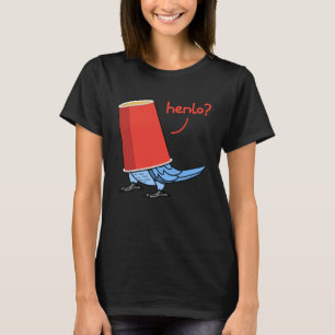 Papagei in einer Tasse  Hallo ich bin ein pfirsich T-Shirt
