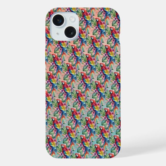 Papagei iPhone Hülle (Rückseite)
