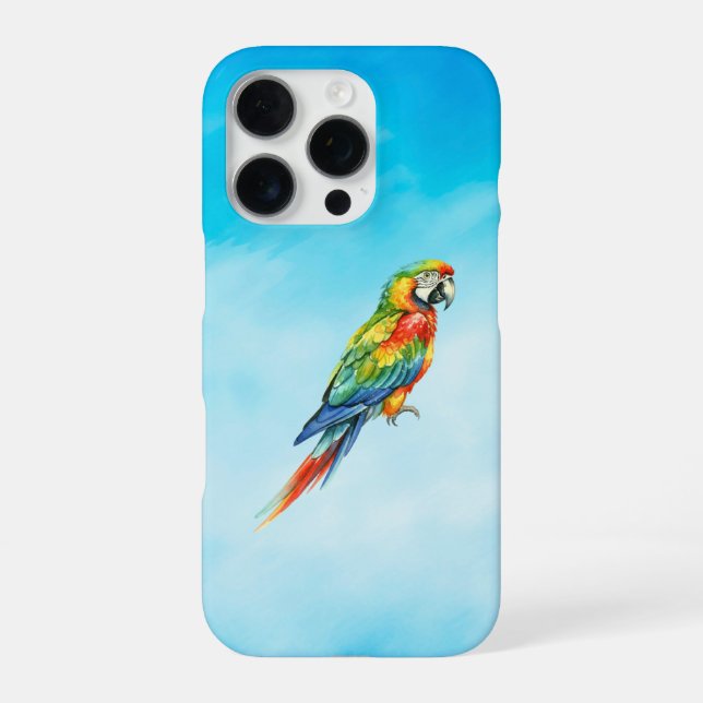 Papagei iPhone Hülle (Rückseite)