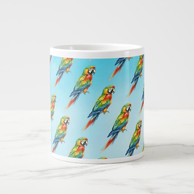 Papagei Jumbo-Tasse (Vorderseite)