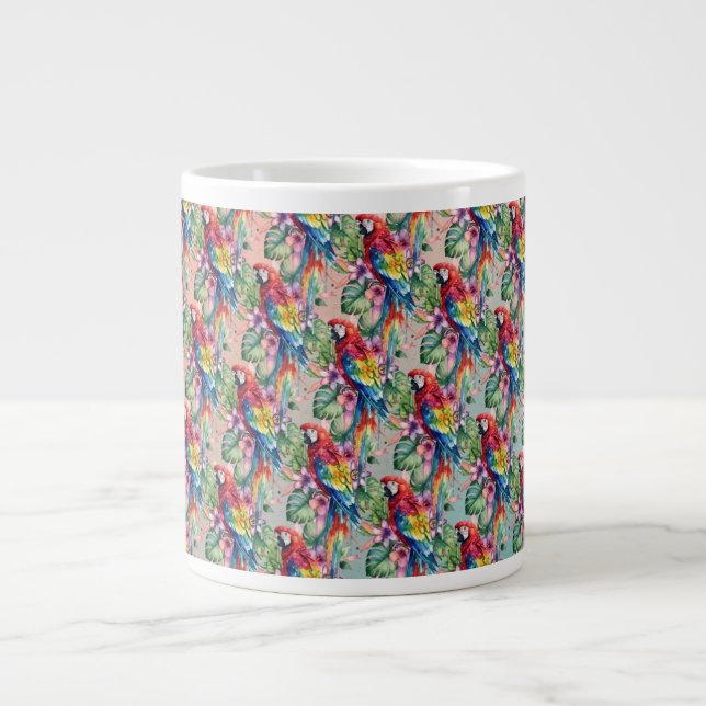 Papagei Jumbo-Tasse (Vorderseite)