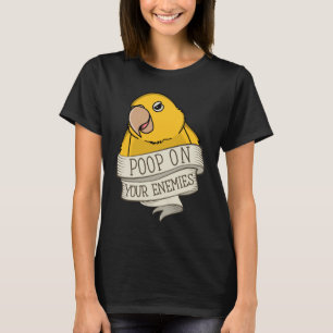 Papagei Kack auf deinen Feinden I Golden Conure T-Shirt
