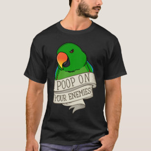 Papagei Kack auf deinen Feinden I Männchen Eclectu T-Shirt