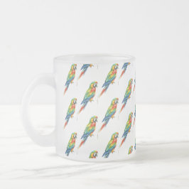 Papagei Mattglastasse