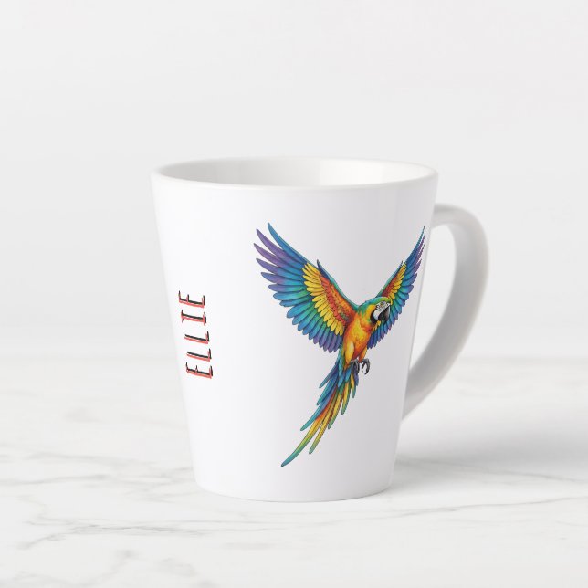 Papagei Milchtasse (Rechte Ecke)