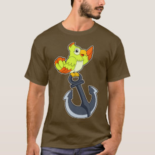 Papagei mit Anchor T-Shirt