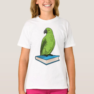 Papagei mit Buch T-Shirt