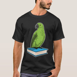 Papagei mit Buch T-Shirt