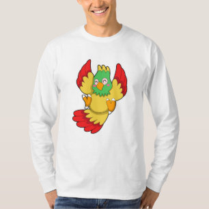 Papagei mit grünem Kopf T-Shirt