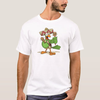 Papagei mit Maracas T-Shirt