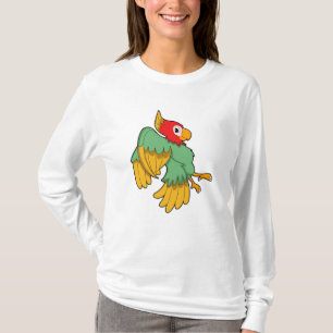Papagei mit rotem Kopf T-Shirt