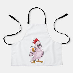 Papagei mit Saft Schürze