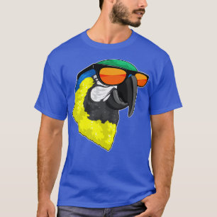 Papagei mit Sonnenbrille 3 T-Shirt